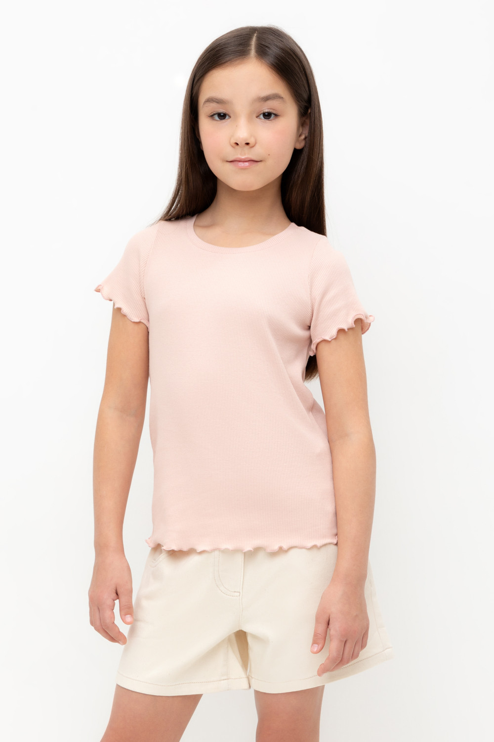 Футболка для девочки, артикул: КР 301989-1, цвет: розовый
