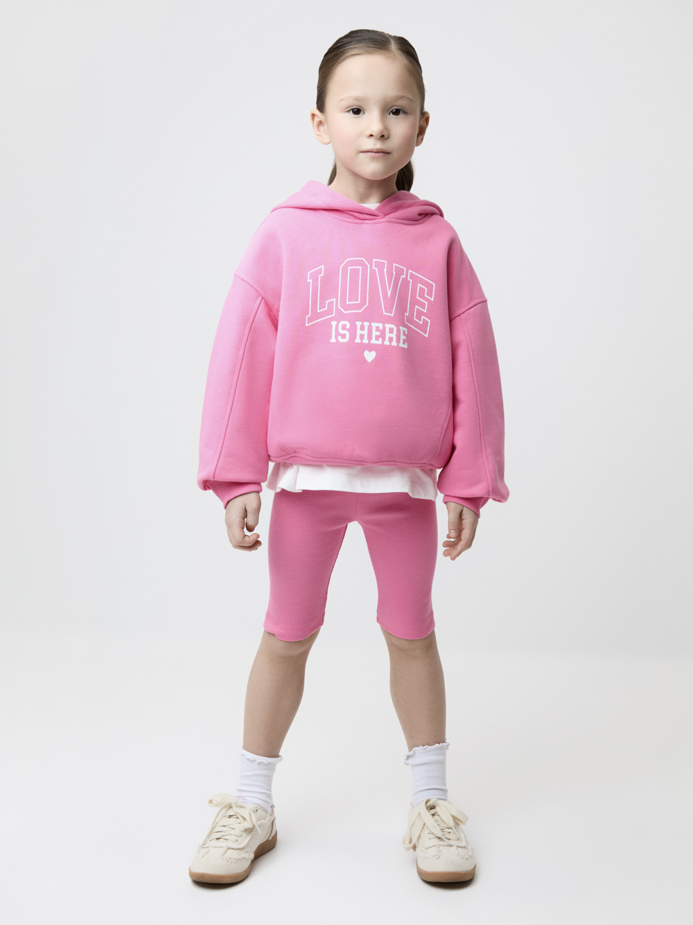 Велосипедки для девочки, артикул: КР 400556, цвет: ярко-розовый