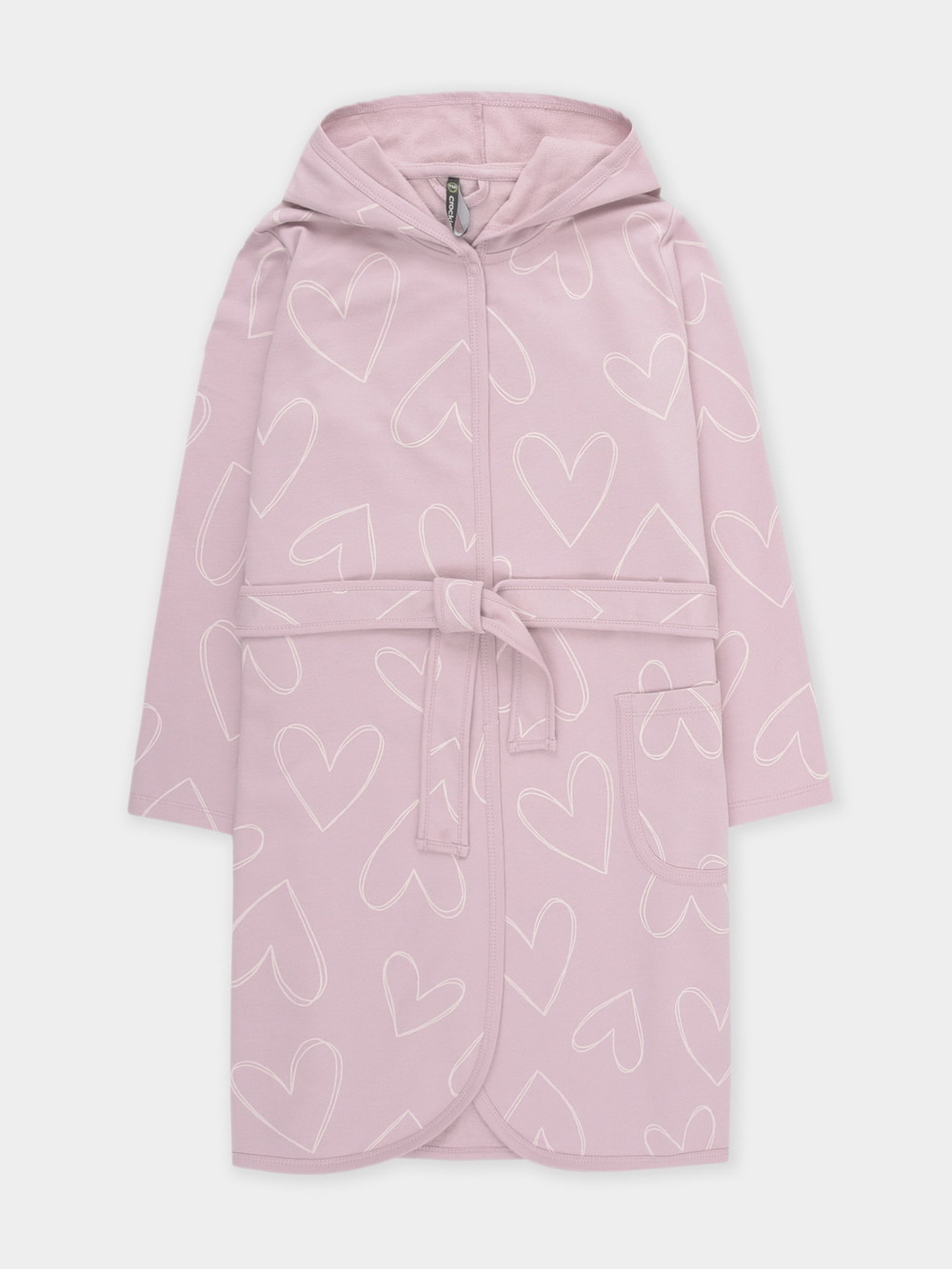Халат для девочки, артикул: К 5763, цвет: розовый