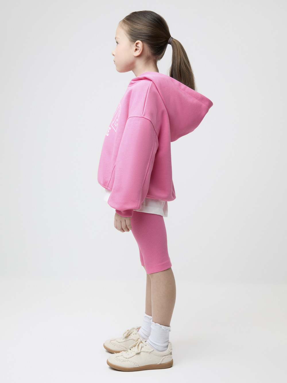 Велосипедки для девочки, артикул: КР 400556, цвет: ярко-розовый, фото 3