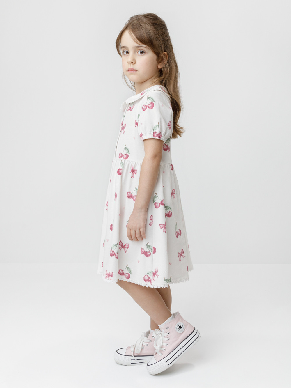 Платье для девочки, артикул: КР 5932, цвет: сахар, фото 3