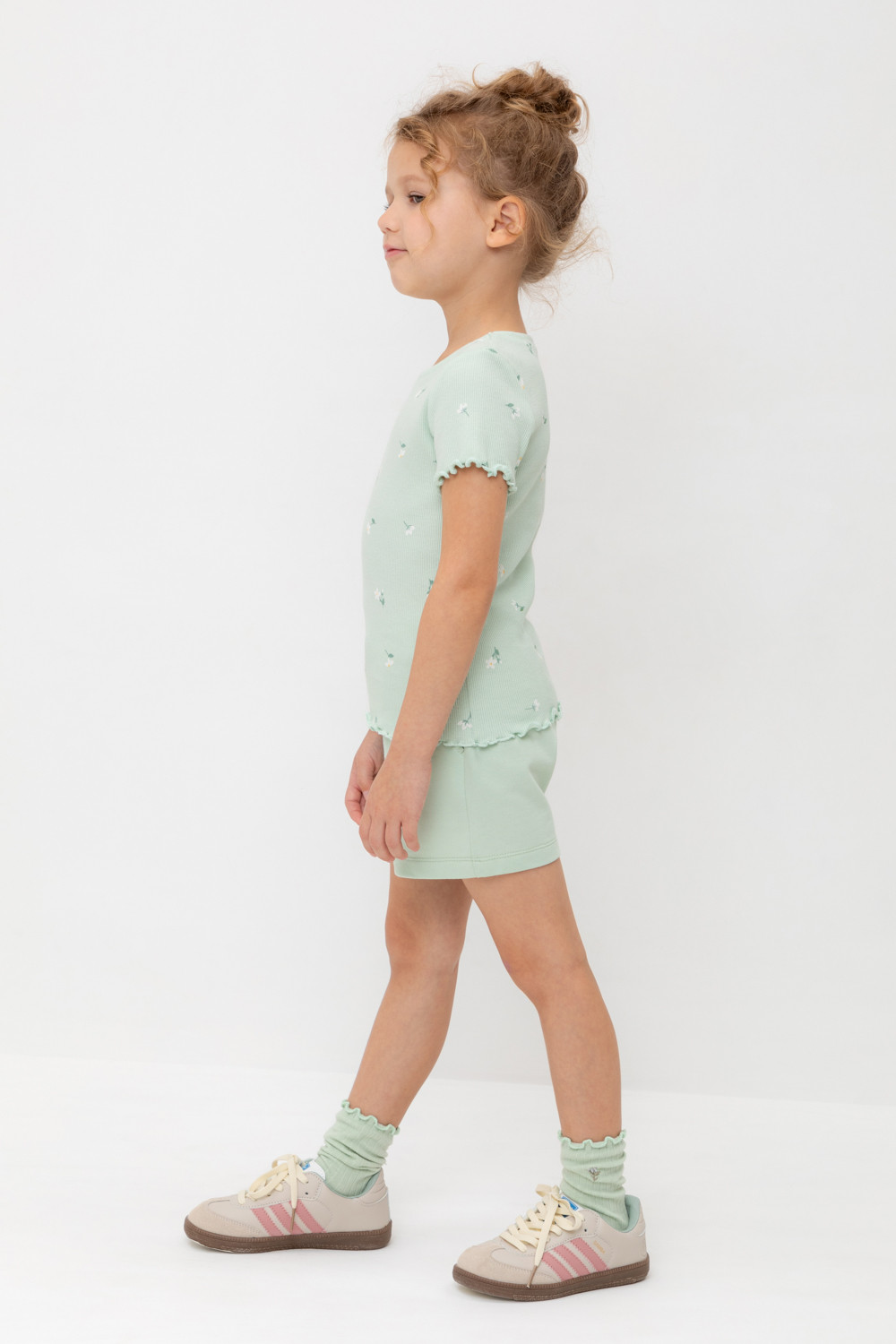 Шорты для девочки, артикул: КР 400417-1, цвет: зеленый, фото 3