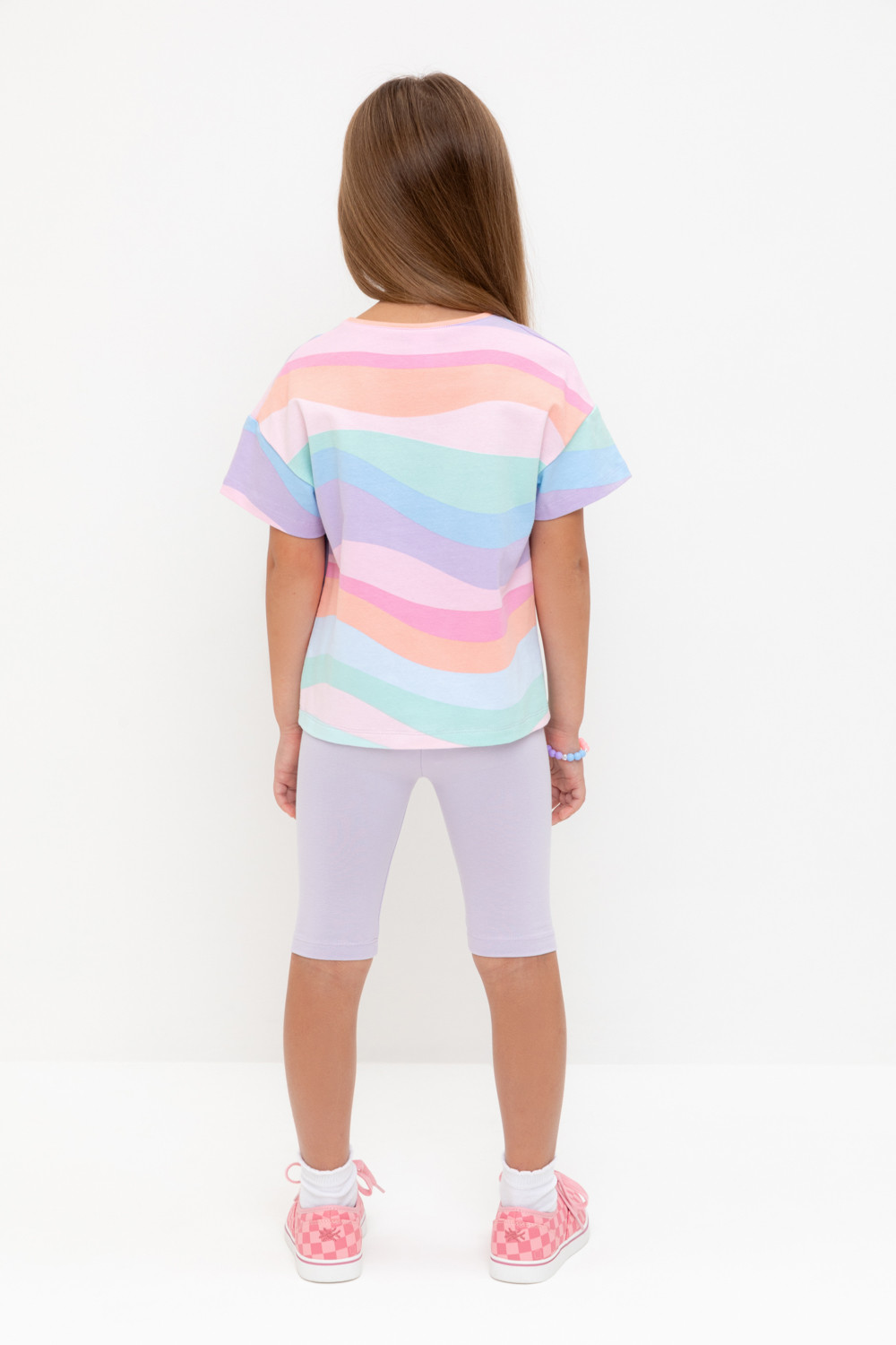 Велосипедки для девочки, артикул: КР 4036-1, цвет: фиолетовый, фото 4