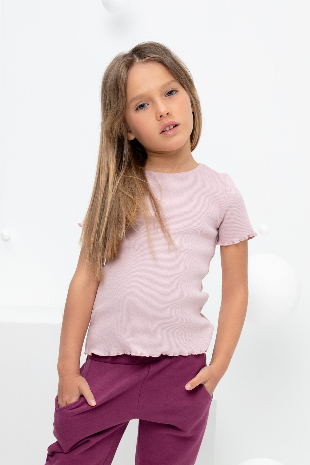 Футболка для девочки, артикул: КР 301989, цвет: розовый, фото 4