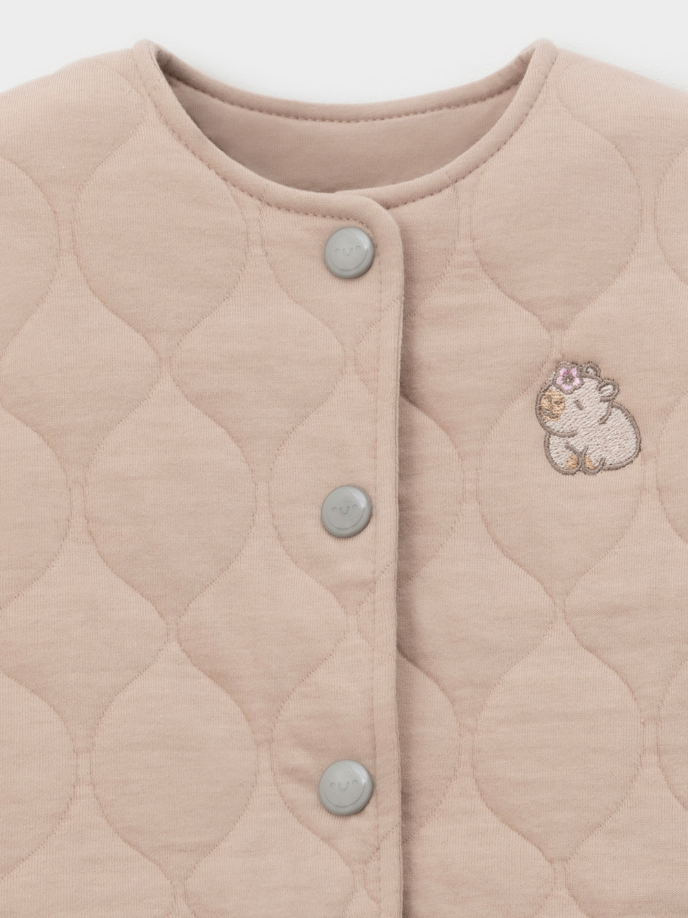 Жакет для девочки, артикул: КР 302549, цвет: бежевый, фото 5