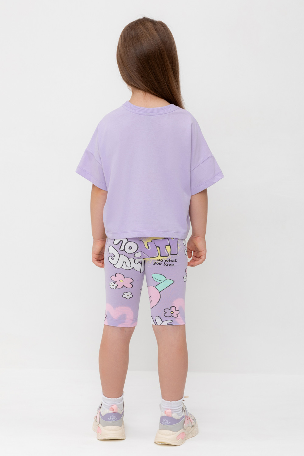 Велосипедки для девочки, артикул: КР 4036-1, цвет: фиолетовый, фото 5