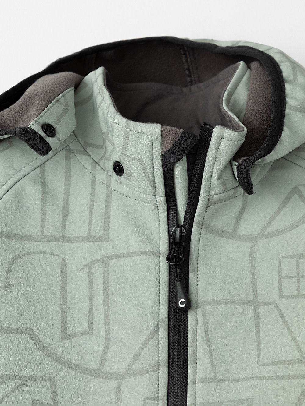 Комбинезоны утепленные для девочки, артикул: ВК 60135/н/3 ГР, цвет: хаки, фото 6