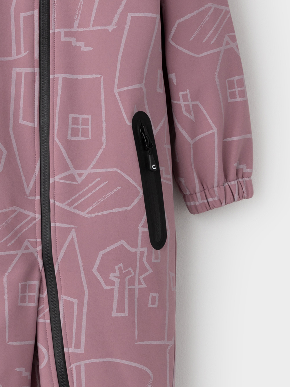 Комбинезоны утепленные для девочки, артикул: ВК 60135/н/2 ГР, цвет: фиолетовый, фото 7