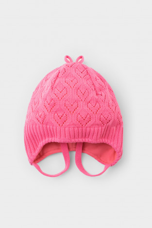 Шапка для девочки, артикул: КВ 20341/1, цвет: розовый