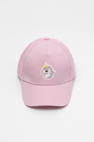 Кепка для девочки, артикул: ТК 80087, цвет: розовый