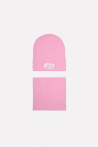 Шапка для девочки, артикул: К 8149/1, цвет: розовый