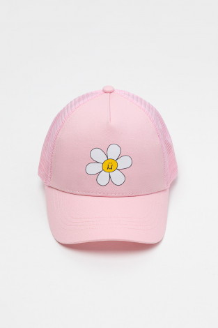 Кепка для девочки, артикул: ТК 80089, цвет: розовый