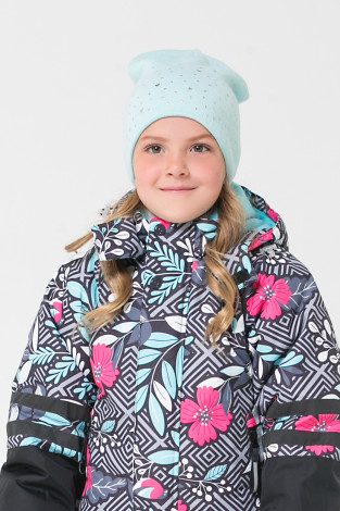 Шапка для девочки, артикул: КВ 20160/ш, цвет: бирюзовый