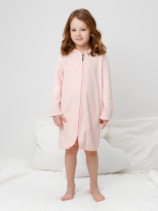 Халат для девочки, артикул: К 5801, цвет: розовый