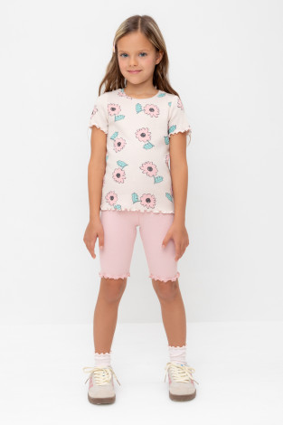 Велосипедки для девочки, артикул: КР 400801, цвет: розовый