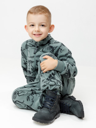 Комбинезон для мальчика, артикул: ФЛ 60005/н/10 ГР, цвет: хаки