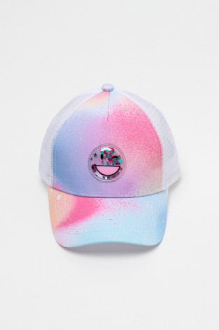 Кепка для девочки, артикул: ТК 80086, цвет: мульти