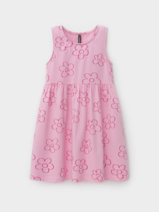 Платье для девочки, артикул: КР 5976, цвет: розовый - 2 фото