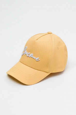 Кепка для девочки, артикул: ТК 80088, цвет: желтый - 2 фото