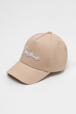 Кепка для девочки, артикул: ТК 80088, цвет: светло-бежевый - 2 фото