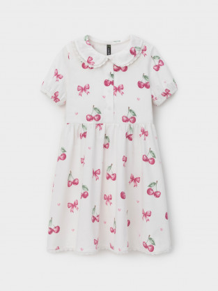 Платье для девочки, артикул: КР 5932, цвет: сахар - 2 фото