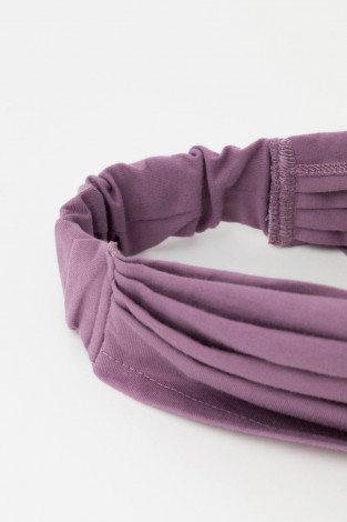 Повязка для девочки, артикул: КР 8011, цвет: бордовый - 2 фото