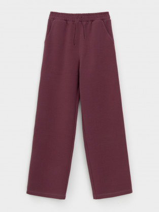 Брюки для девочки, артикул: КР 400876, цвет: бордовый - 2 фото