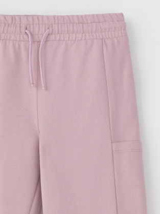 Брюки для девочки, артикул: КР 400783, цвет: розовый - 2 фото